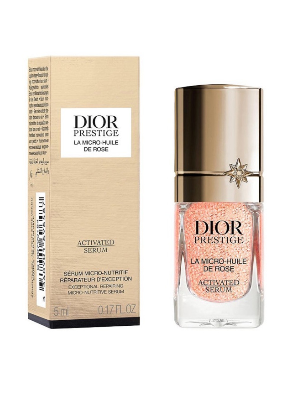 Dior Prestige La Micro-Huile de Rose Activated Serum, 5 ml.